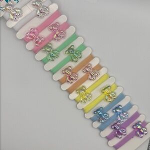 Adorable Iridescent Ballon Bear Ponytail Hair Accessories